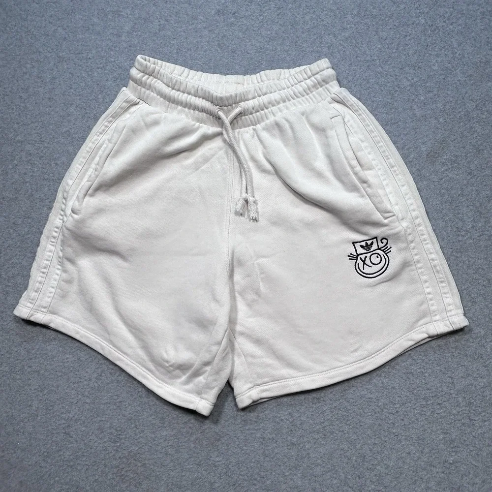 Adidas Andre Saraiva Embroidered Logo Sweat Shorts‎ Size Small